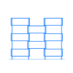 Furniture Bookcases Chicago 8 Box Icon Svg Vector, Free Vectors File
